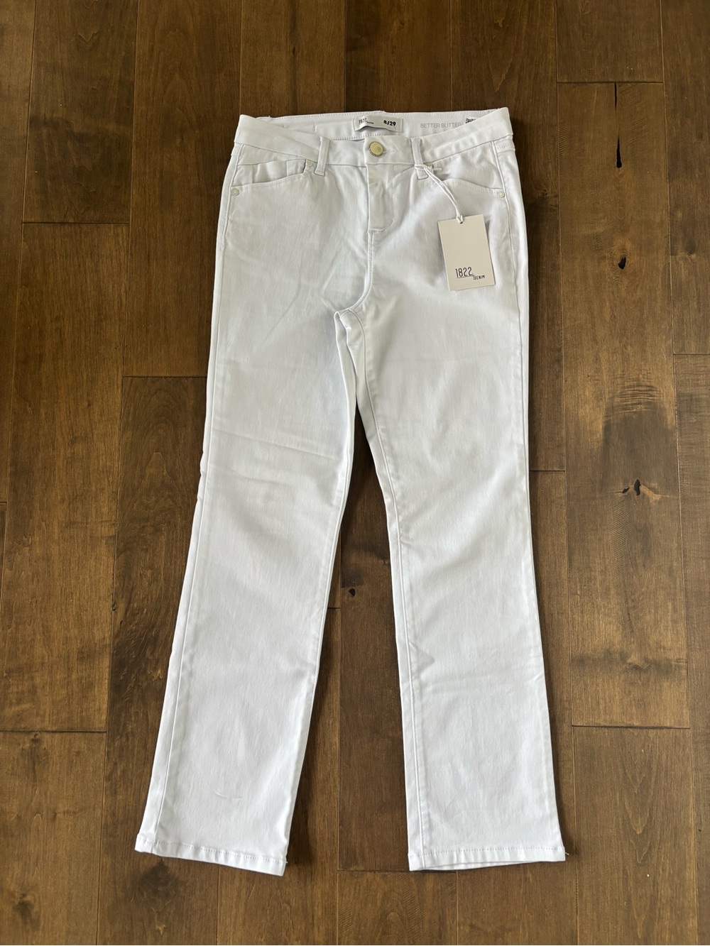 1822 Denim, 30” BETTER BUTTER MID-RISE SLIM STRAIGHT, 8/29